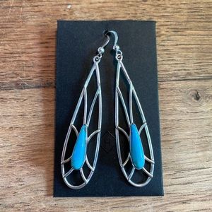 Turquoise and Sterling silver earrings